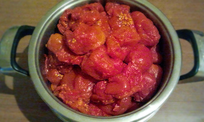 1 peceni paradajz