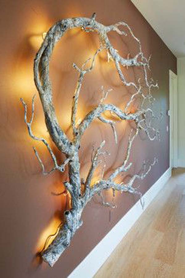 Zidna dekoracija u obliku drveta