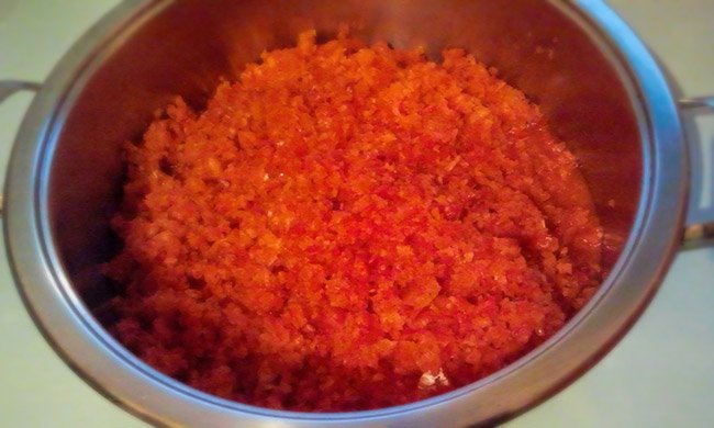 5 usitnjena paprika