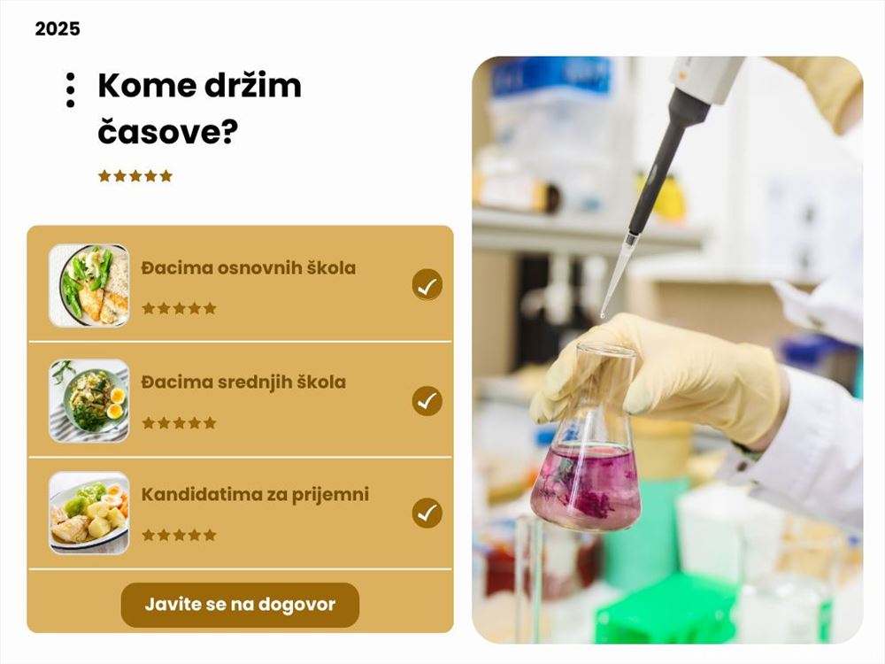 Casovi Hemije-Novi Sad