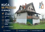 Na prodaju useljiva kuća na 1km od centra Mionice