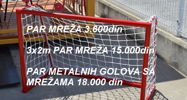 Mreze za male golove po vasim dimenzijama