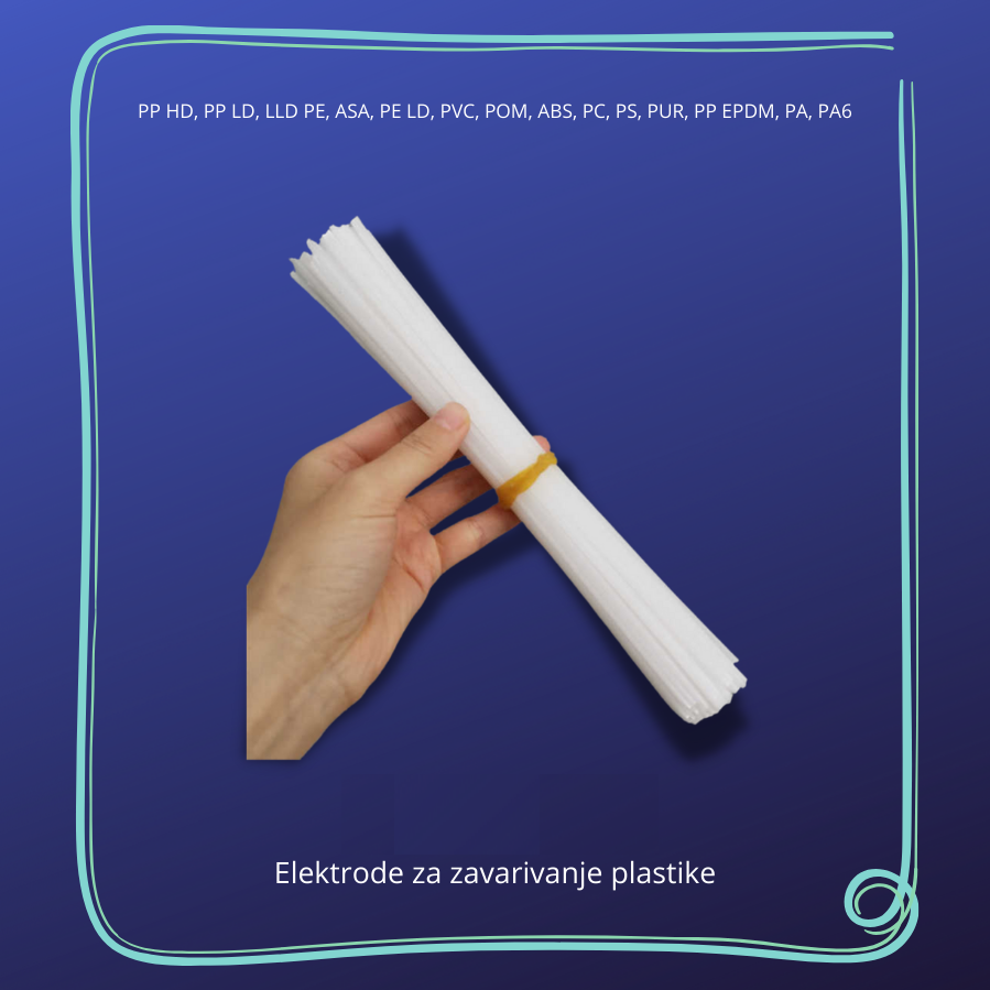 Plastične elektrode za zavarivanje plastike