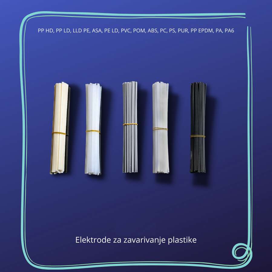Plastične elektrode za zavarivanje plastike