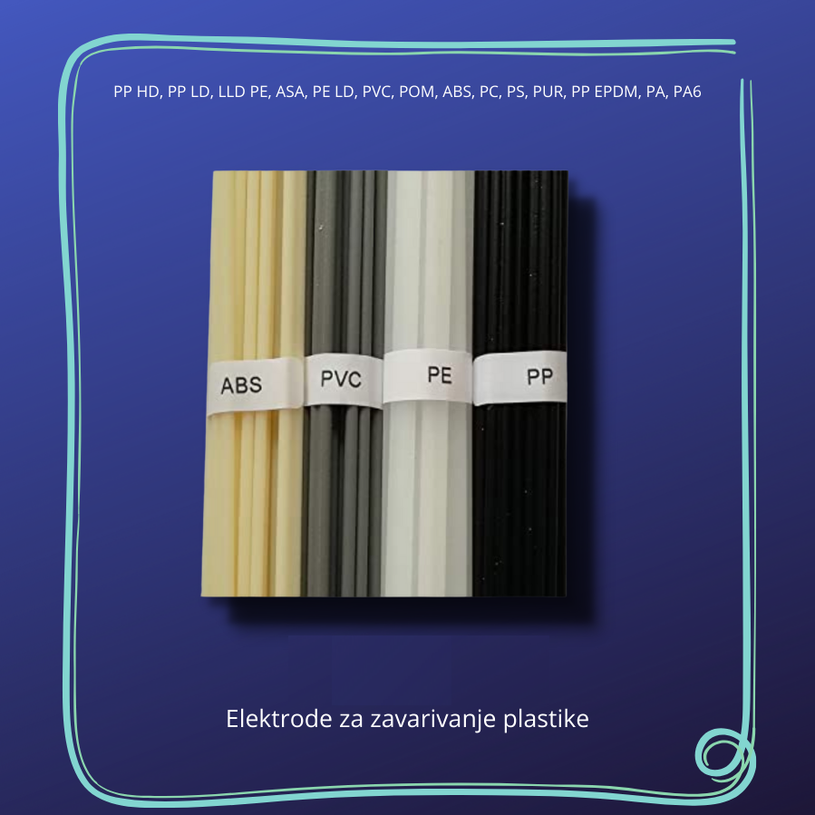 Plastične elektrode za zavarivanje plastike