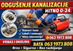 Odgušenje kanalizacije