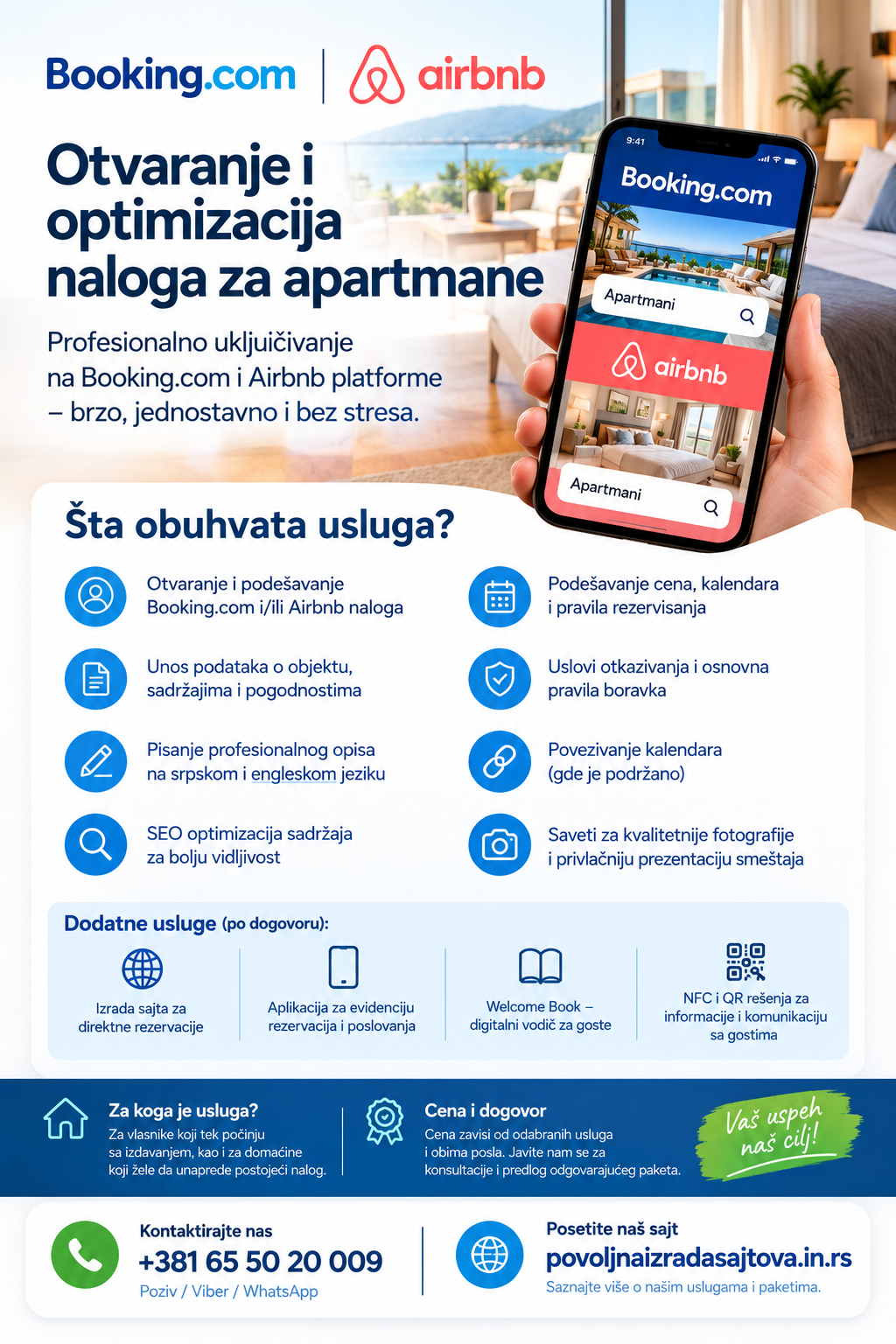 Otvaranje – Kreiranje Booking.com naloga